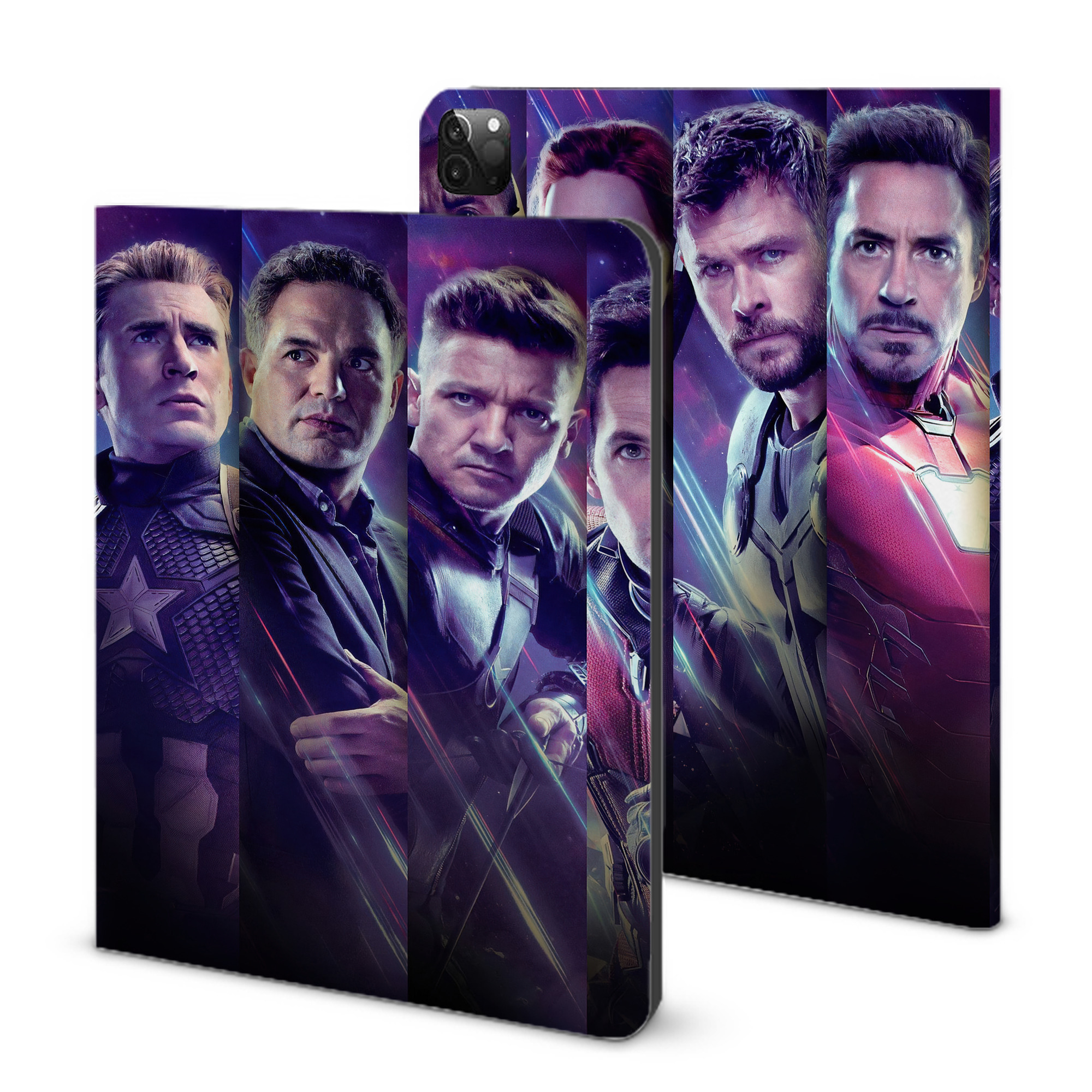 （画像用） アベンジャーズ The Avengers IPadケース ペンホルダー付き ブックスタイルデザイン